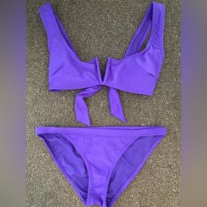 Purple bikini